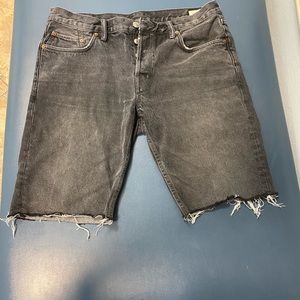 Allsaints Jean shorts. Black 34
